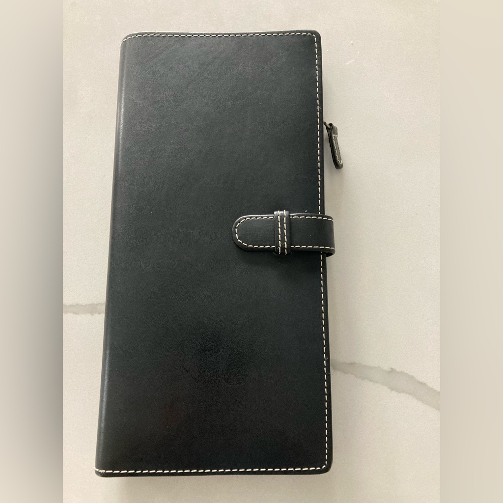 Leather And Suede PassportWallet
